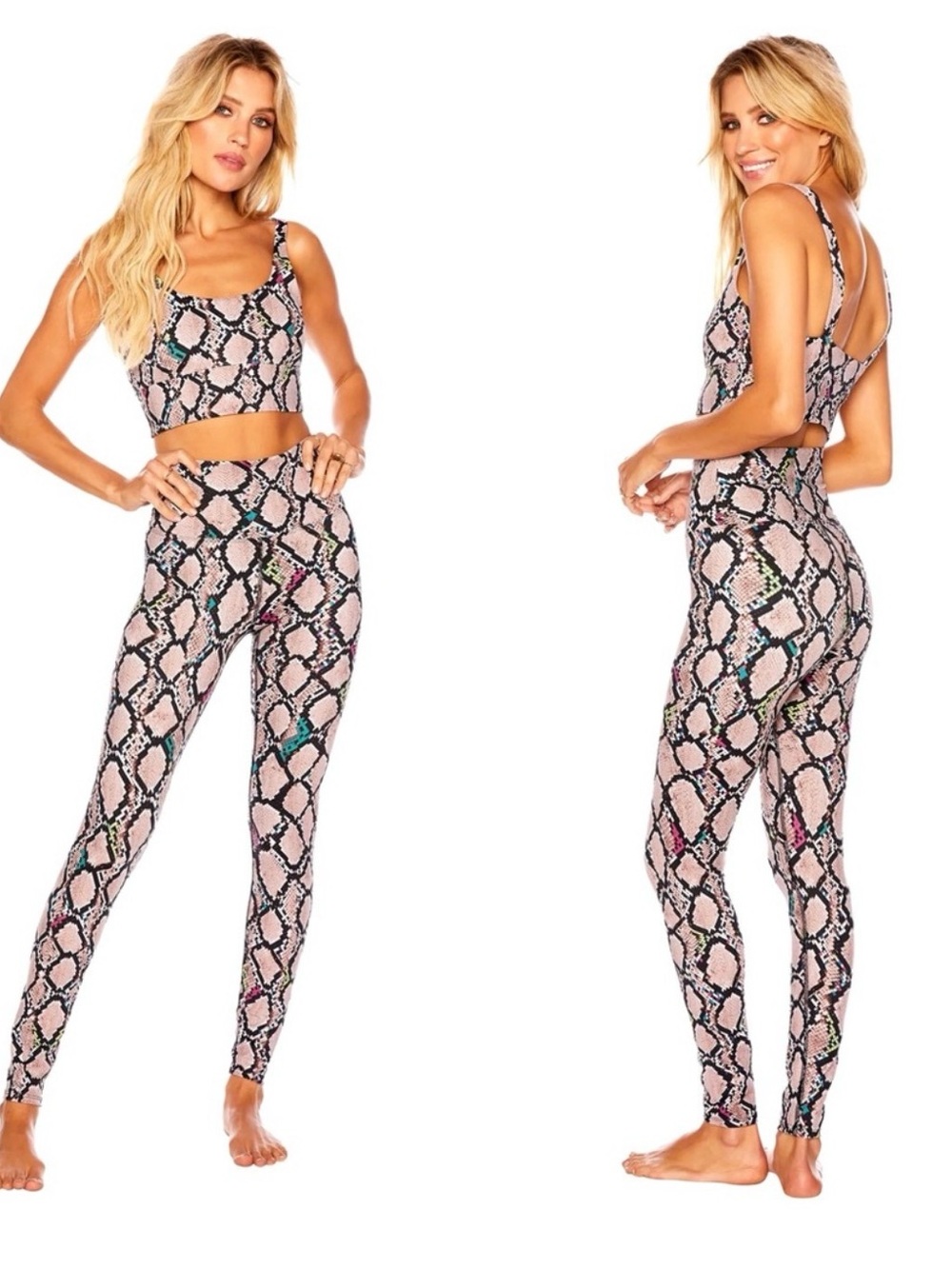 Beach Riot Piper Legging - Jeweled Python - Picture 3 of 10